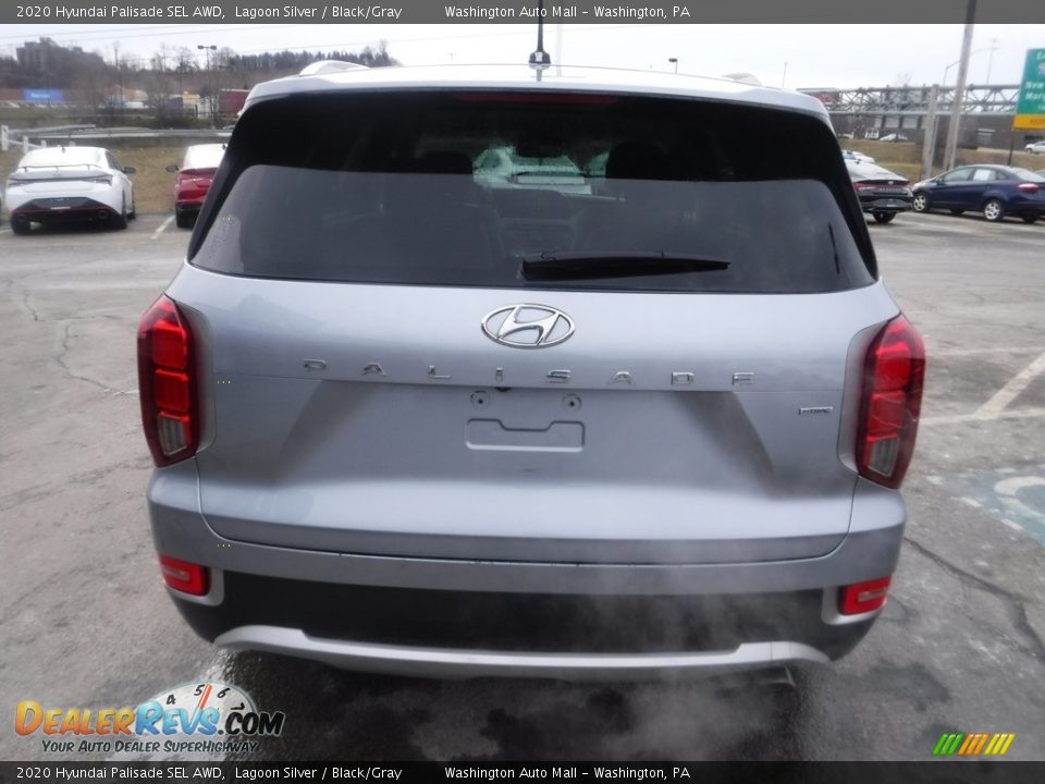 2020 Hyundai Palisade SEL AWD Lagoon Silver / Black/Gray Photo #7