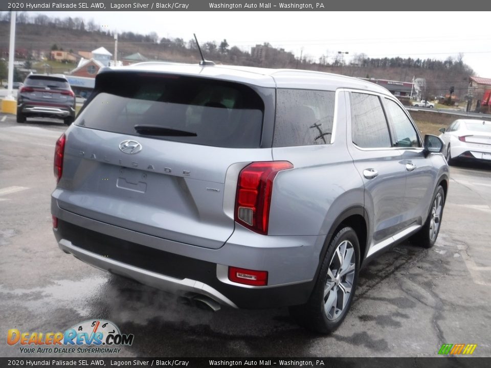 2020 Hyundai Palisade SEL AWD Lagoon Silver / Black/Gray Photo #8