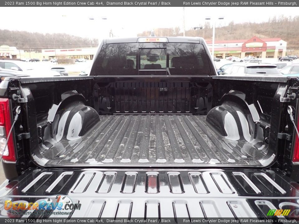 2023 Ram 1500 Big Horn Night Edition Crew Cab 4x4 Diamond Black Crystal Pearl / Black Photo #5