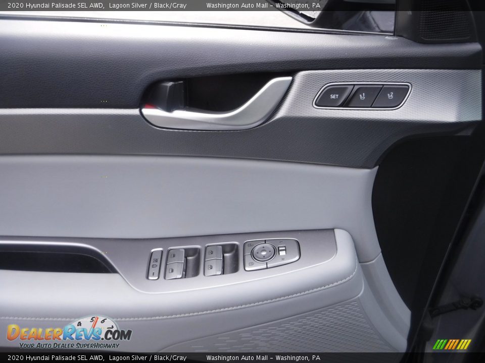 2020 Hyundai Palisade SEL AWD Lagoon Silver / Black/Gray Photo #12