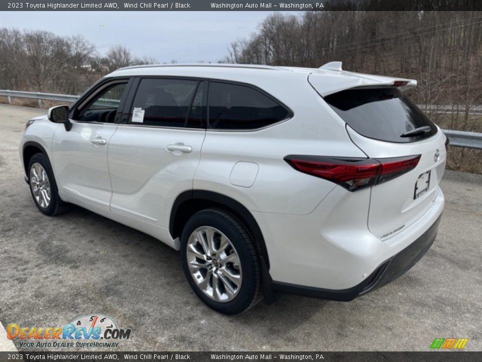 2023 Toyota Highlander Limited AWD Wind Chill Pearl / Black Photo #2