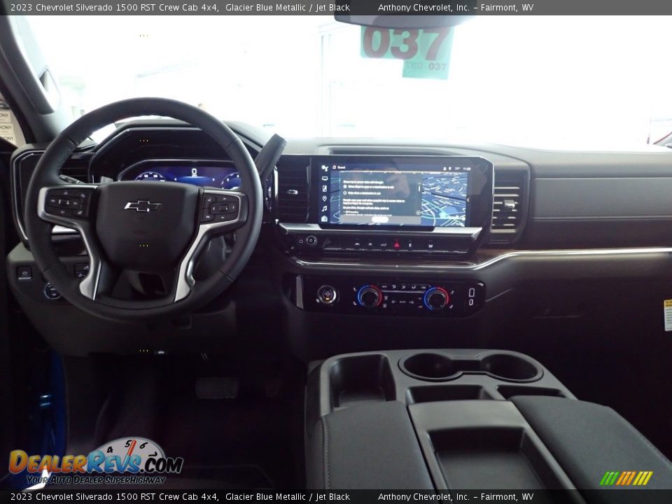 2023 Chevrolet Silverado 1500 RST Crew Cab 4x4 Glacier Blue Metallic / Jet Black Photo #13