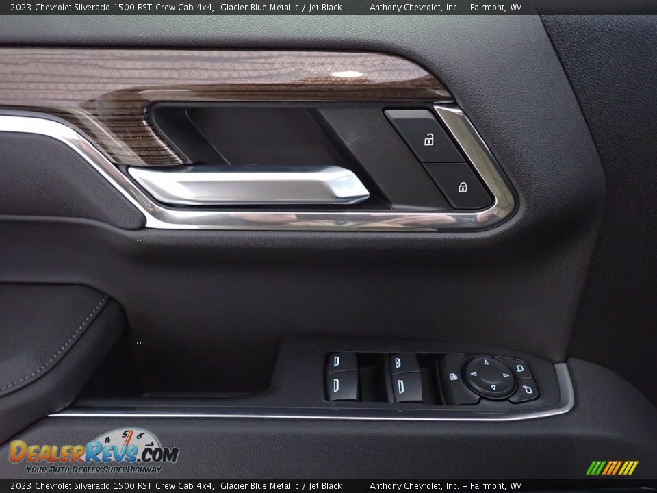 2023 Chevrolet Silverado 1500 RST Crew Cab 4x4 Glacier Blue Metallic / Jet Black Photo #14