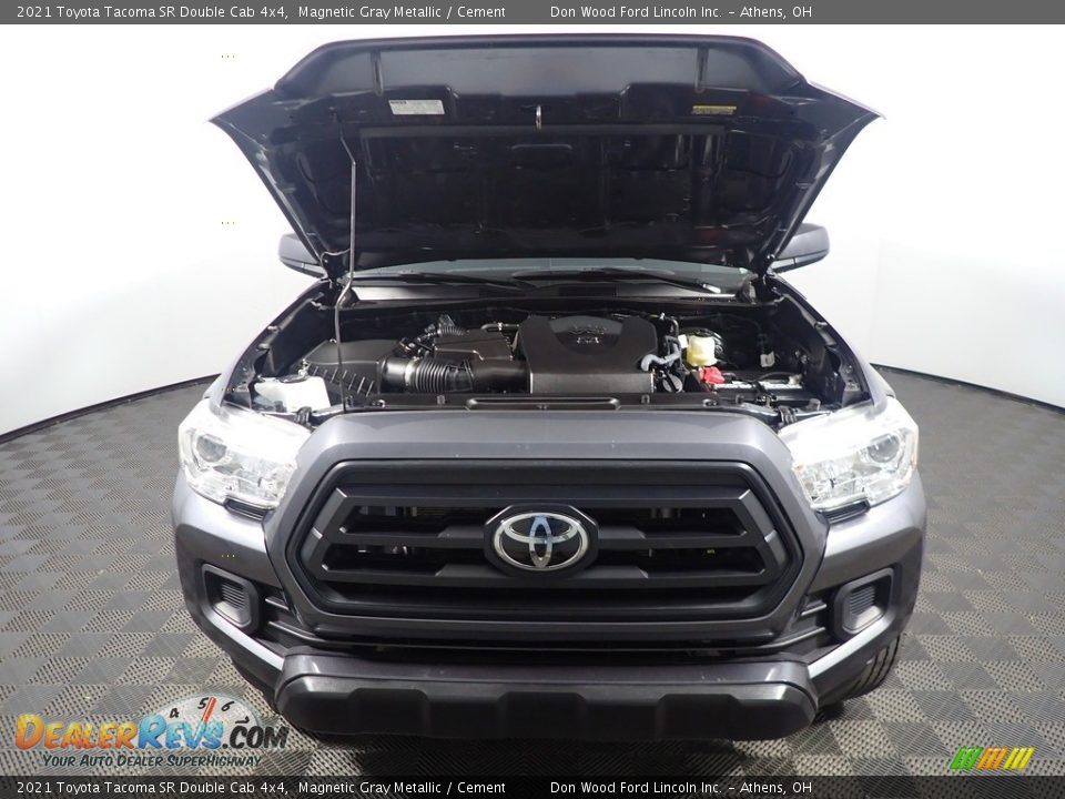 2021 Toyota Tacoma SR Double Cab 4x4 Magnetic Gray Metallic / Cement Photo #6