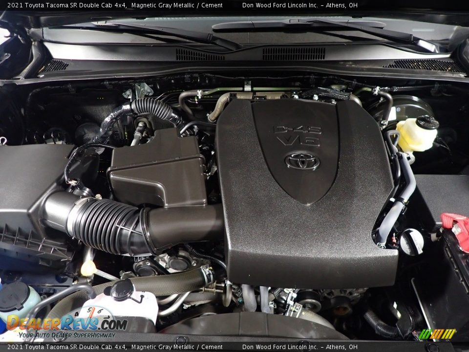 2021 Toyota Tacoma SR Double Cab 4x4 Magnetic Gray Metallic / Cement Photo #7