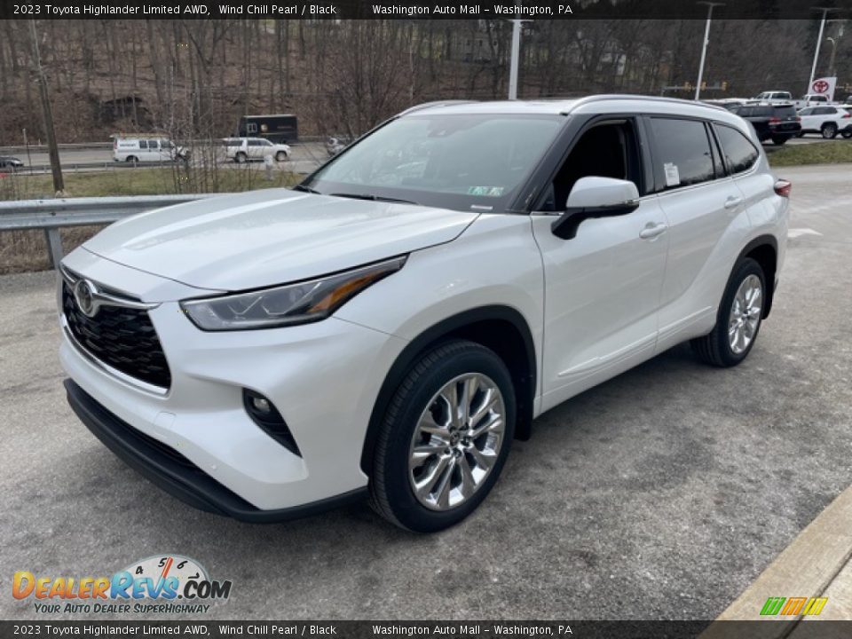 2023 Toyota Highlander Limited AWD Wind Chill Pearl / Black Photo #7