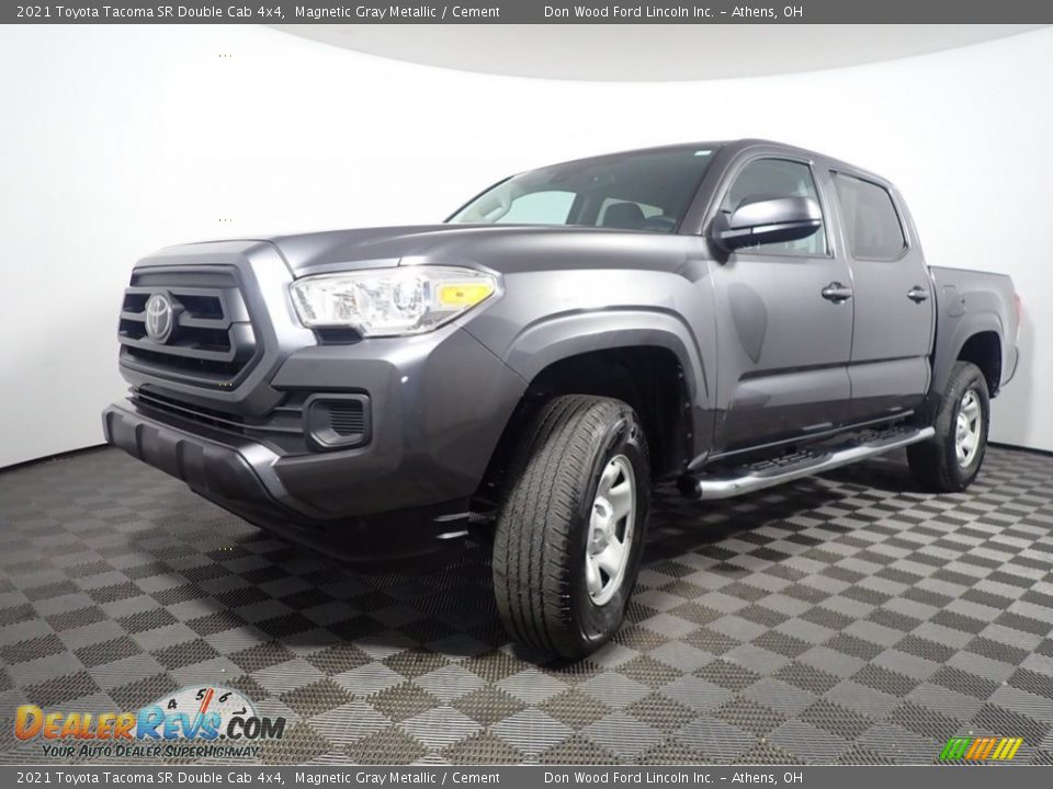 2021 Toyota Tacoma SR Double Cab 4x4 Magnetic Gray Metallic / Cement Photo #8