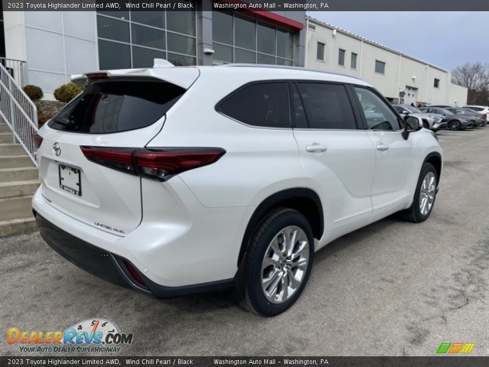 2023 Toyota Highlander Limited AWD Wind Chill Pearl / Black Photo #9