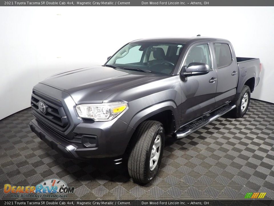 2021 Toyota Tacoma SR Double Cab 4x4 Magnetic Gray Metallic / Cement Photo #9