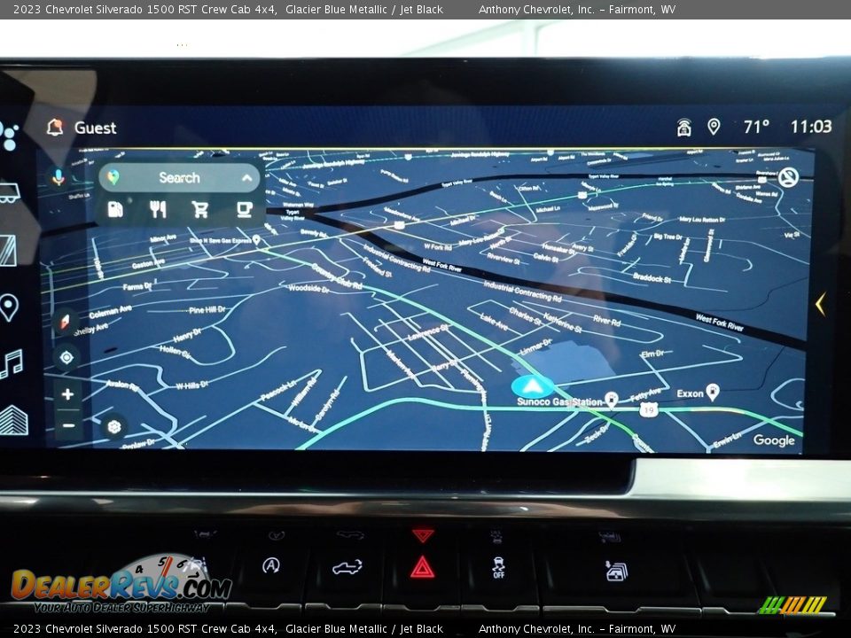 Navigation of 2023 Chevrolet Silverado 1500 RST Crew Cab 4x4 Photo #17