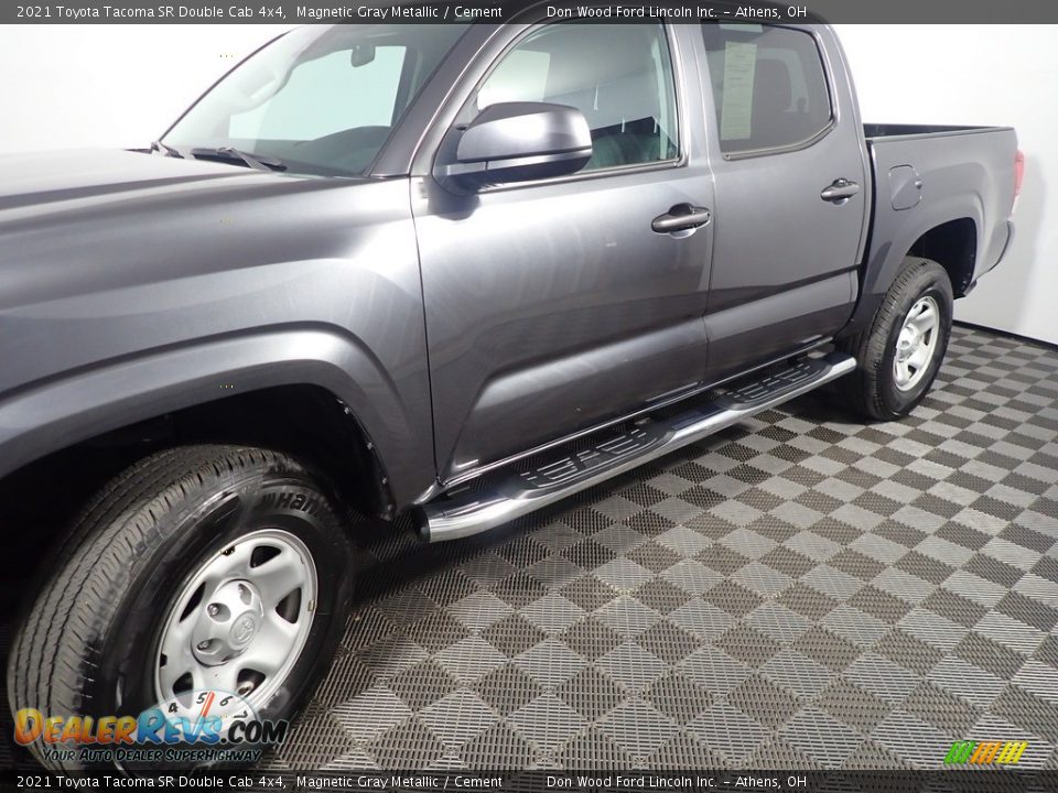 2021 Toyota Tacoma SR Double Cab 4x4 Magnetic Gray Metallic / Cement Photo #10