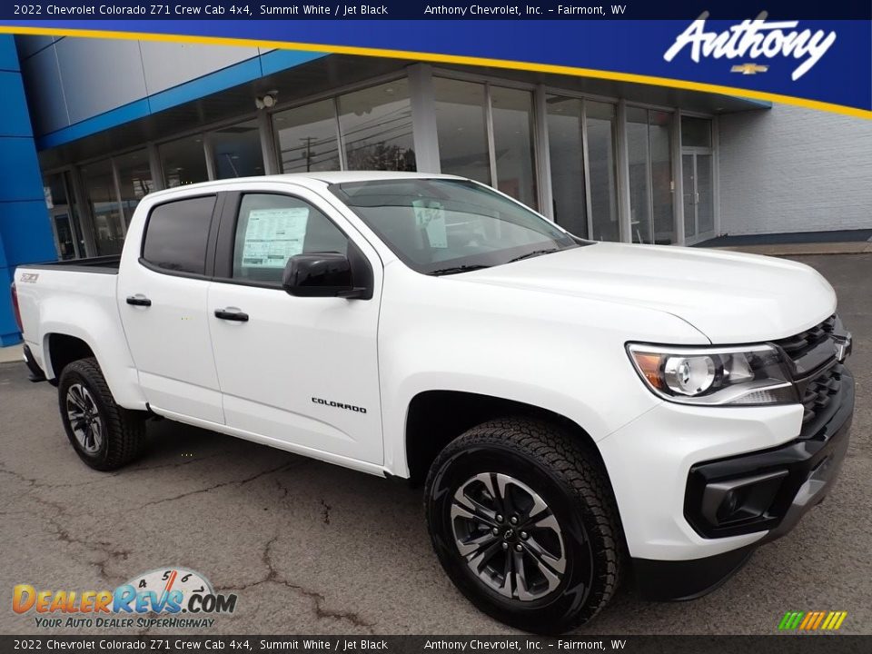 2022 Chevrolet Colorado Z71 Crew Cab 4x4 Summit White / Jet Black Photo #1