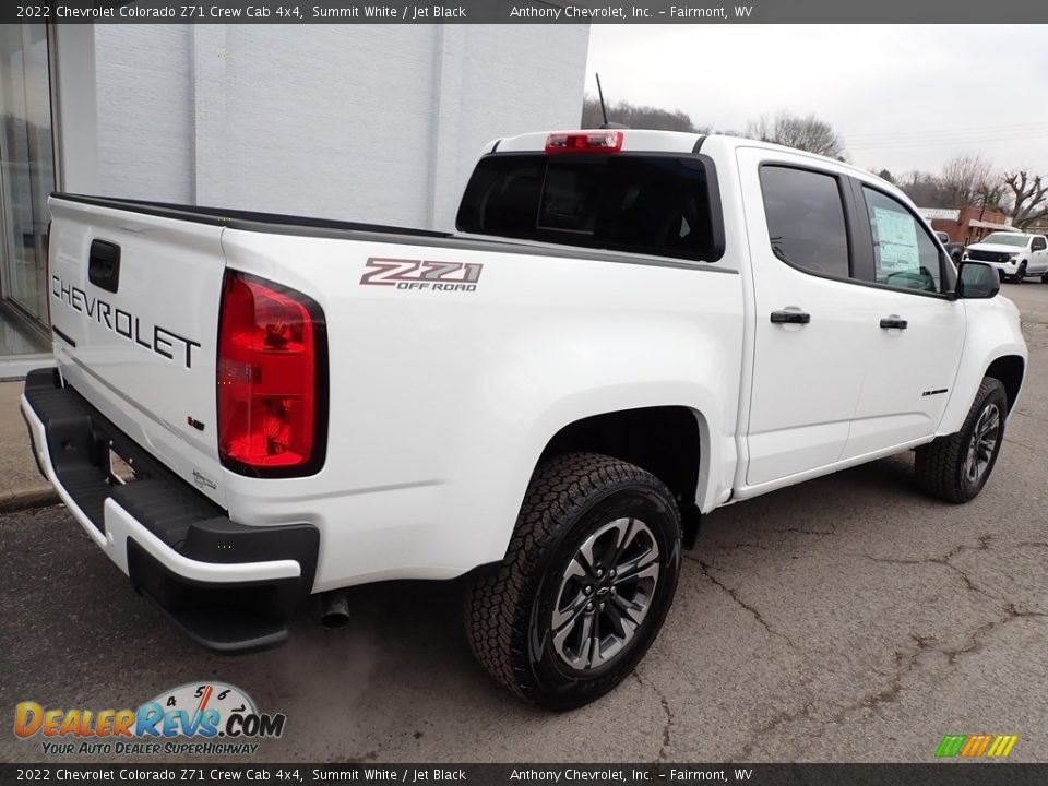 2022 Chevrolet Colorado Z71 Crew Cab 4x4 Summit White / Jet Black Photo #3