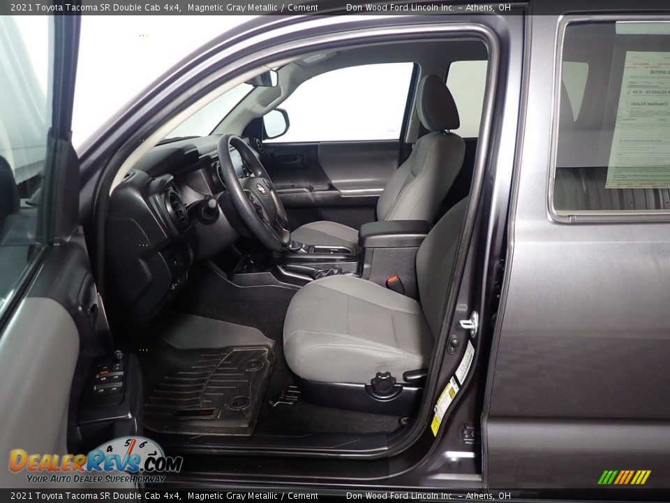 2021 Toyota Tacoma SR Double Cab 4x4 Magnetic Gray Metallic / Cement Photo #19