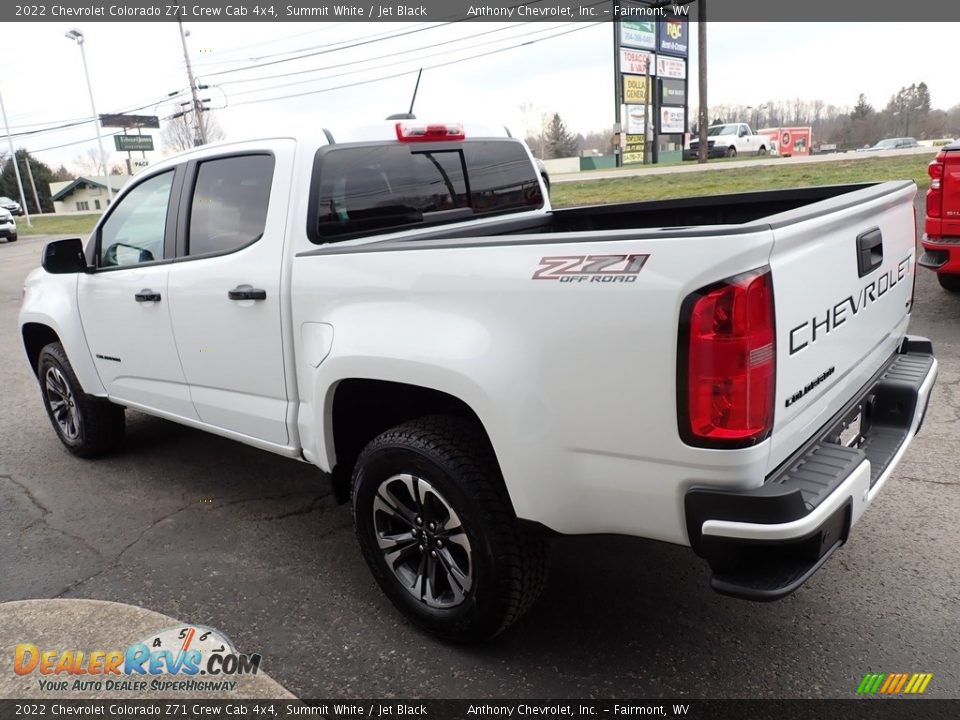 2022 Chevrolet Colorado Z71 Crew Cab 4x4 Summit White / Jet Black Photo #6