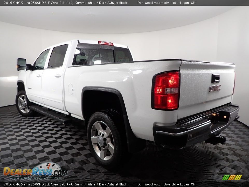 2016 GMC Sierra 2500HD SLE Crew Cab 4x4 Summit White / Dark Ash/Jet Black Photo #7