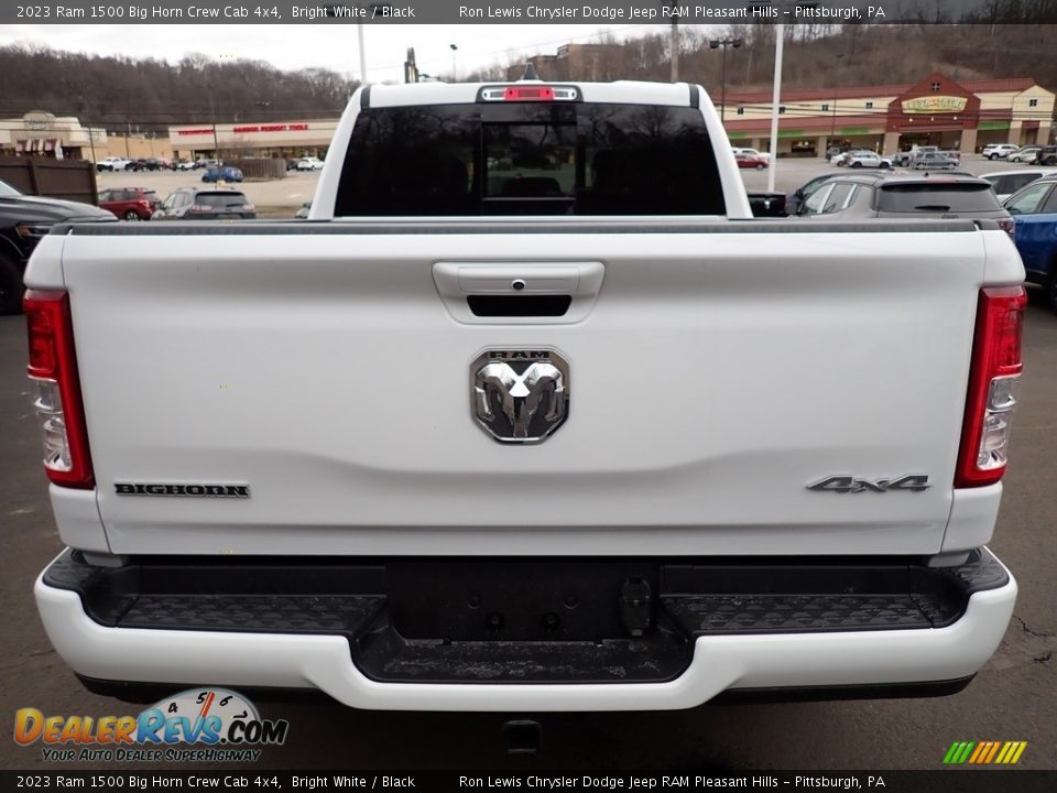 2023 Ram 1500 Big Horn Crew Cab 4x4 Bright White / Black Photo #4