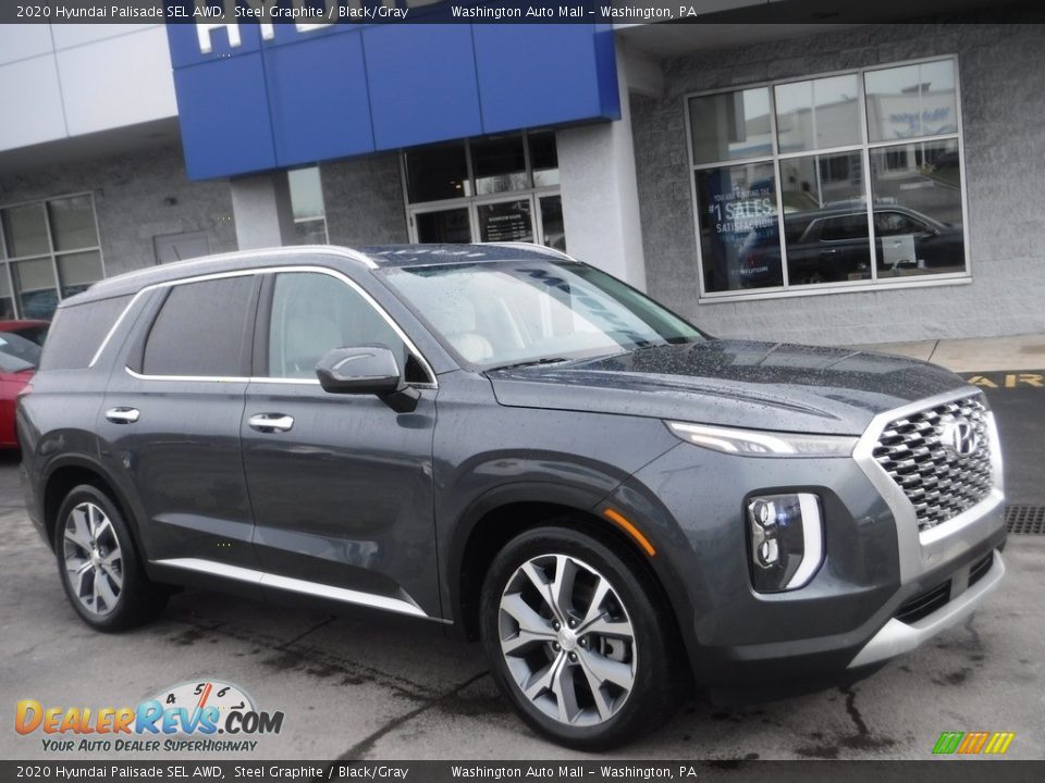 2020 Hyundai Palisade SEL AWD Steel Graphite / Black/Gray Photo #1