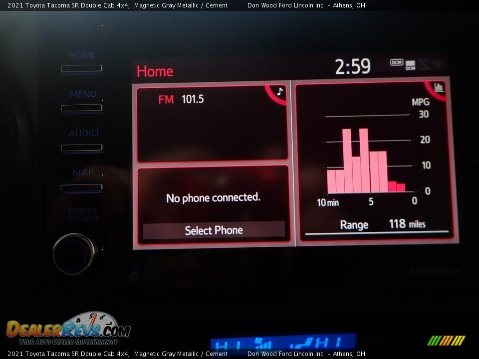 2021 Toyota Tacoma SR Double Cab 4x4 Magnetic Gray Metallic / Cement Photo #23