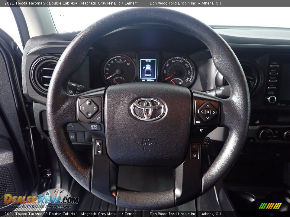 2021 Toyota Tacoma SR Double Cab 4x4 Magnetic Gray Metallic / Cement Photo #24