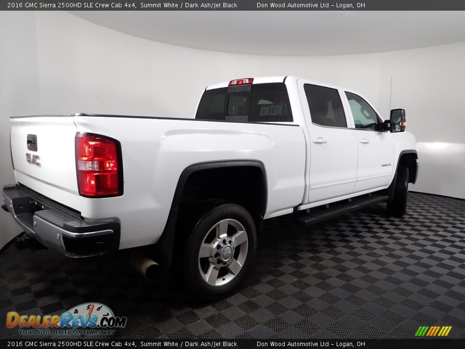 2016 GMC Sierra 2500HD SLE Crew Cab 4x4 Summit White / Dark Ash/Jet Black Photo #10