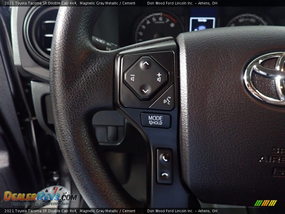 2021 Toyota Tacoma SR Double Cab 4x4 Magnetic Gray Metallic / Cement Photo #26