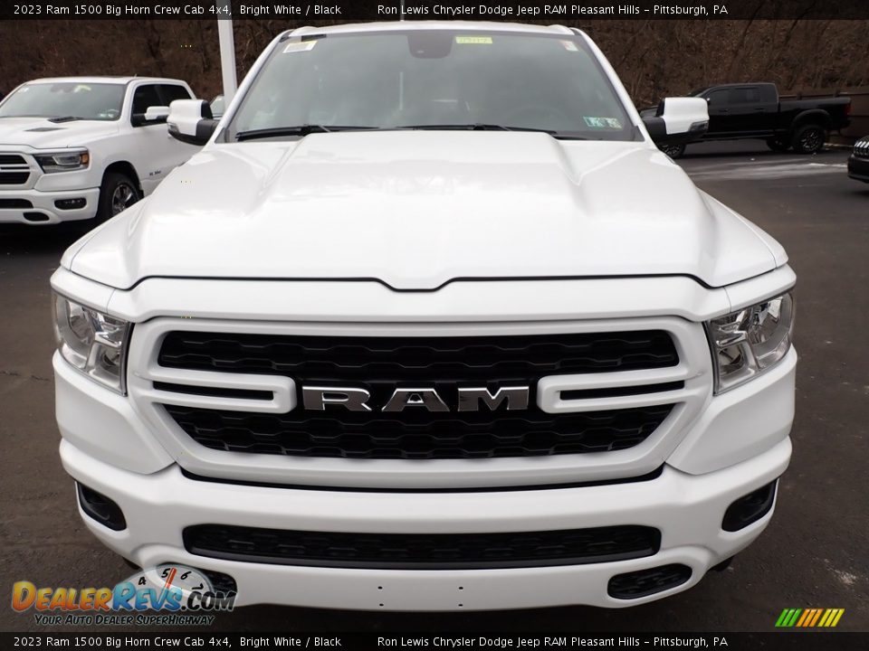 2023 Ram 1500 Big Horn Crew Cab 4x4 Bright White / Black Photo #9