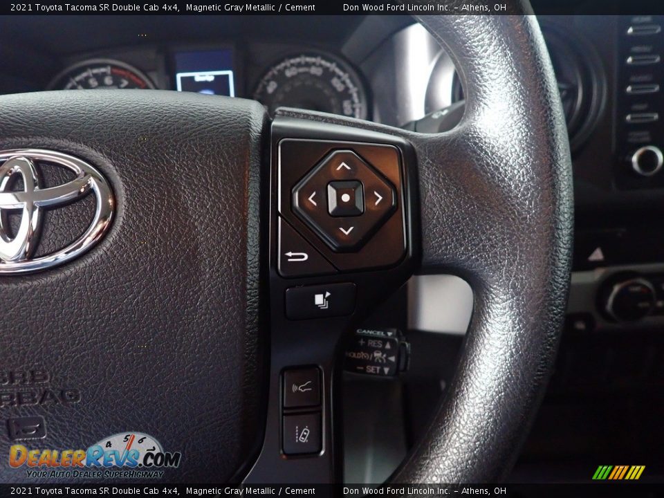 2021 Toyota Tacoma SR Double Cab 4x4 Magnetic Gray Metallic / Cement Photo #27