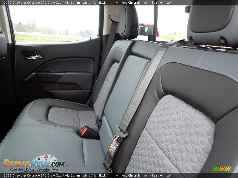 Rear Seat of 2022 Chevrolet Colorado Z71 Crew Cab 4x4 Photo #12