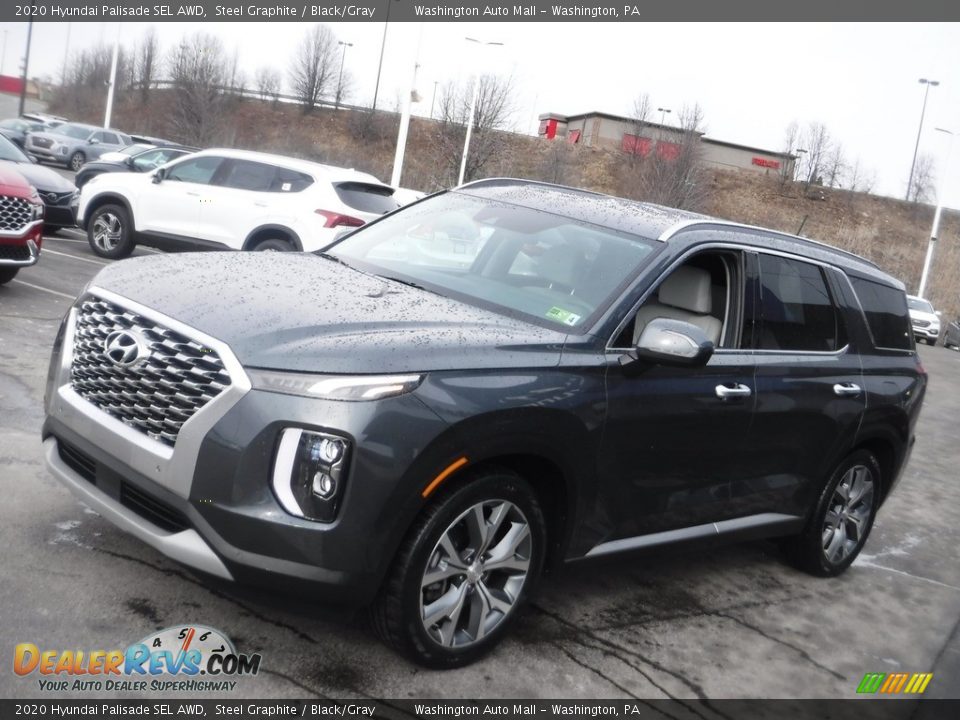 2020 Hyundai Palisade SEL AWD Steel Graphite / Black/Gray Photo #6