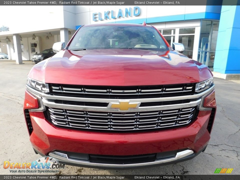 2023 Chevrolet Tahoe Premier 4WD Radiant Red Tintcoat / Jet Black/Maple Sugar Photo #3