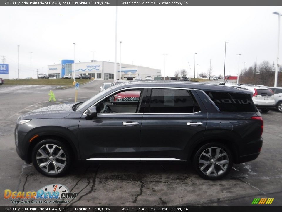 2020 Hyundai Palisade SEL AWD Steel Graphite / Black/Gray Photo #7