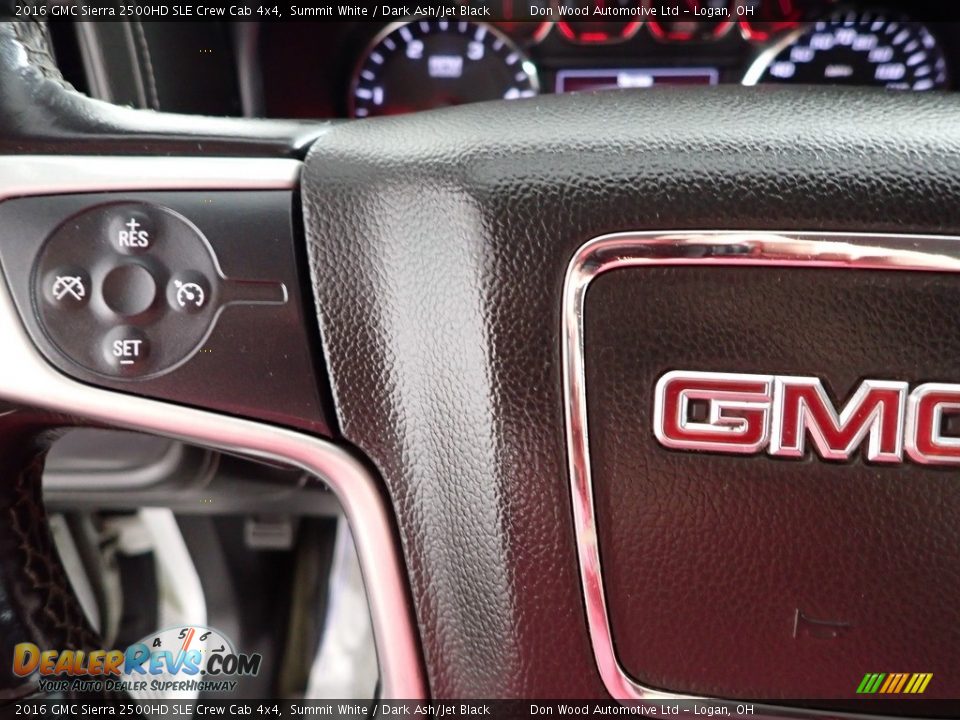 2016 GMC Sierra 2500HD SLE Crew Cab 4x4 Steering Wheel Photo #15