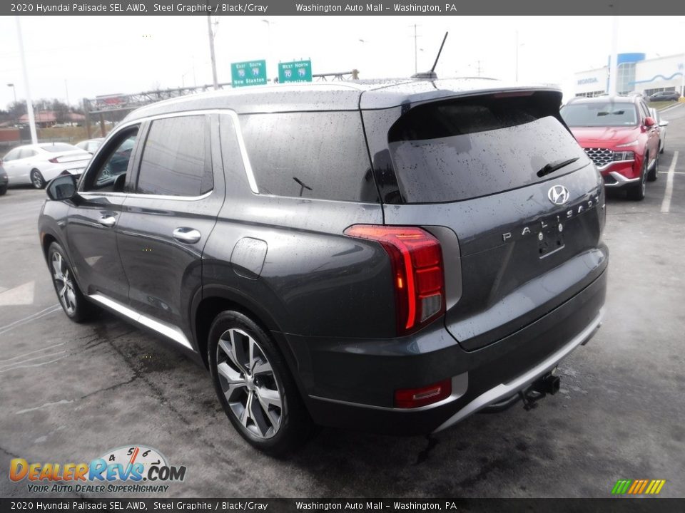 2020 Hyundai Palisade SEL AWD Steel Graphite / Black/Gray Photo #8