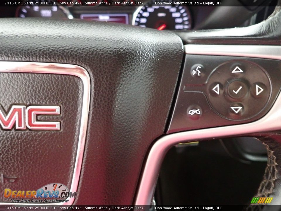 2016 GMC Sierra 2500HD SLE Crew Cab 4x4 Steering Wheel Photo #16