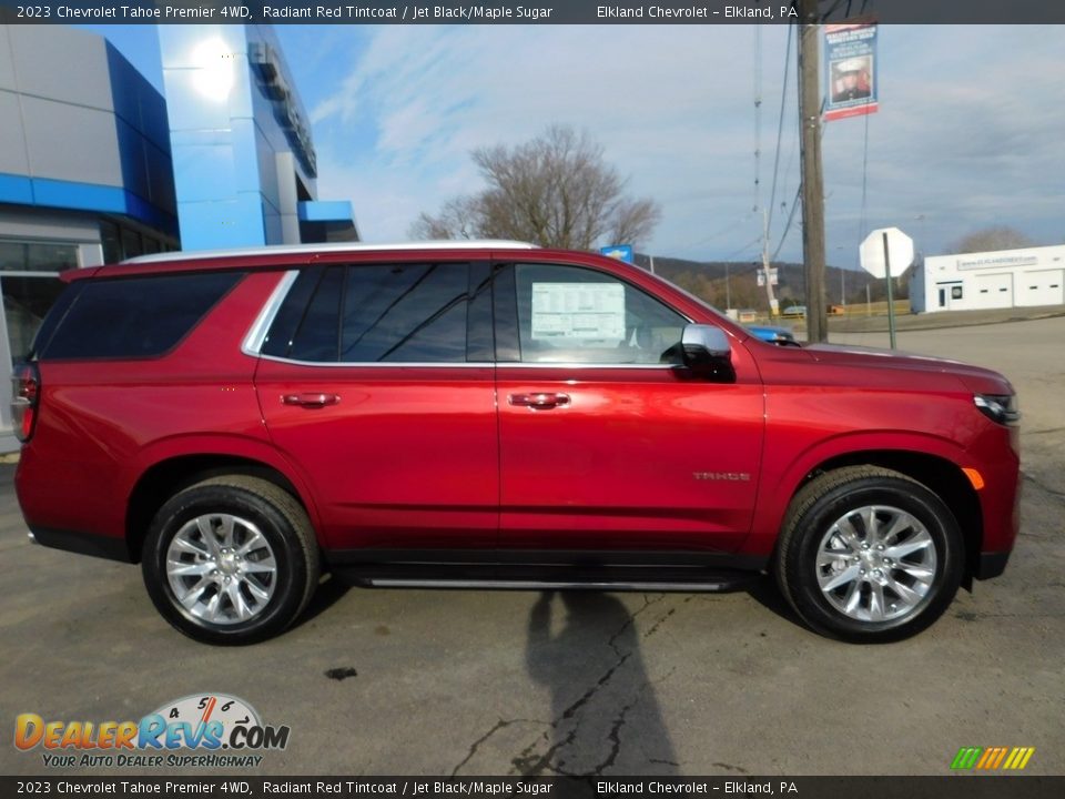 2023 Chevrolet Tahoe Premier 4WD Radiant Red Tintcoat / Jet Black/Maple Sugar Photo #6