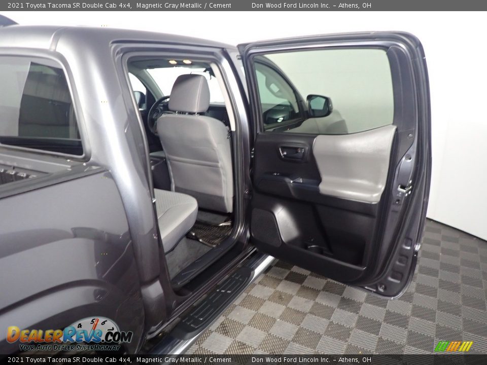 2021 Toyota Tacoma SR Double Cab 4x4 Magnetic Gray Metallic / Cement Photo #34