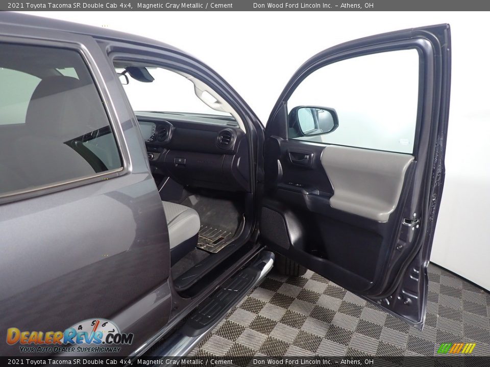 2021 Toyota Tacoma SR Double Cab 4x4 Magnetic Gray Metallic / Cement Photo #36