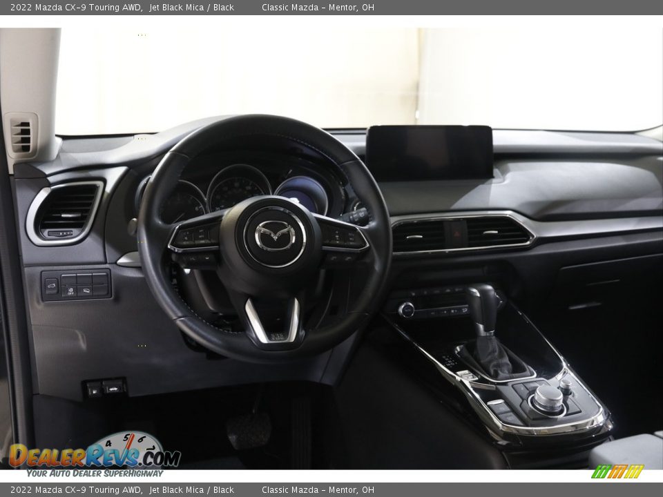 2022 Mazda CX-9 Touring AWD Jet Black Mica / Black Photo #6