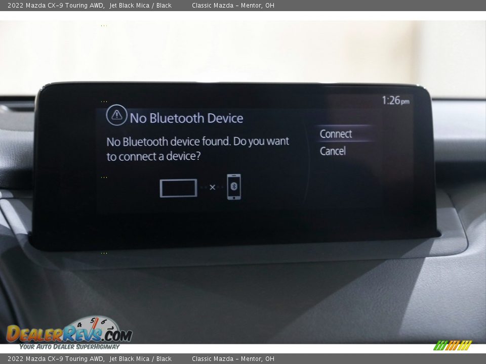 2022 Mazda CX-9 Touring AWD Jet Black Mica / Black Photo #10