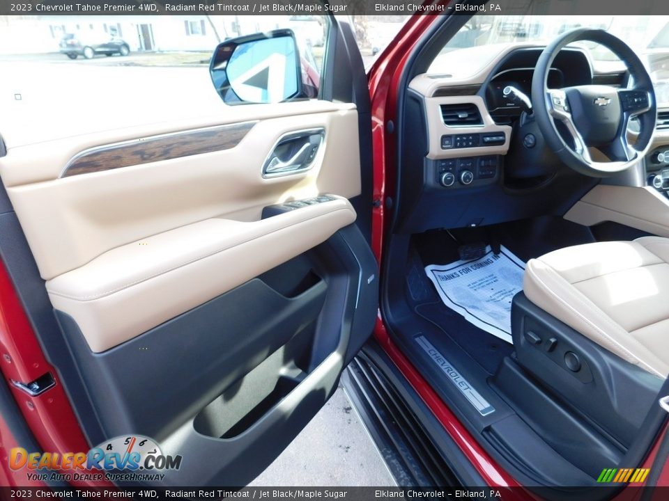 2023 Chevrolet Tahoe Premier 4WD Radiant Red Tintcoat / Jet Black/Maple Sugar Photo #17
