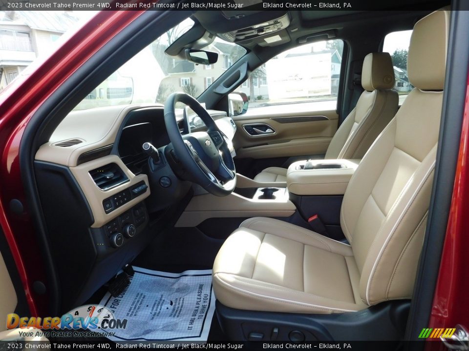Jet Black/Maple Sugar Interior - 2023 Chevrolet Tahoe Premier 4WD Photo #20