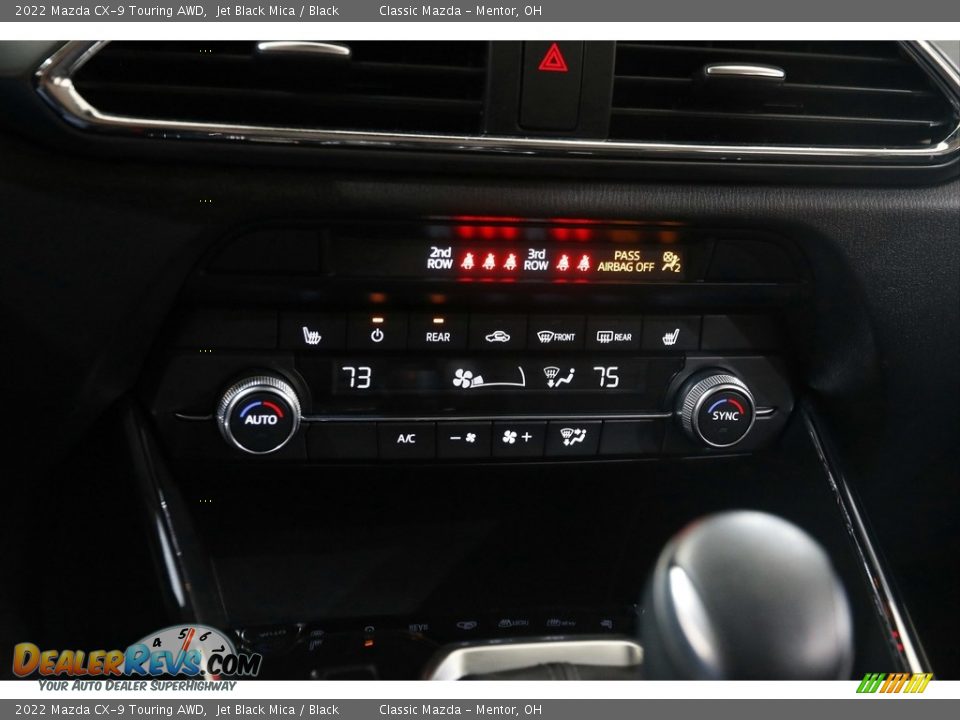 2022 Mazda CX-9 Touring AWD Jet Black Mica / Black Photo #13