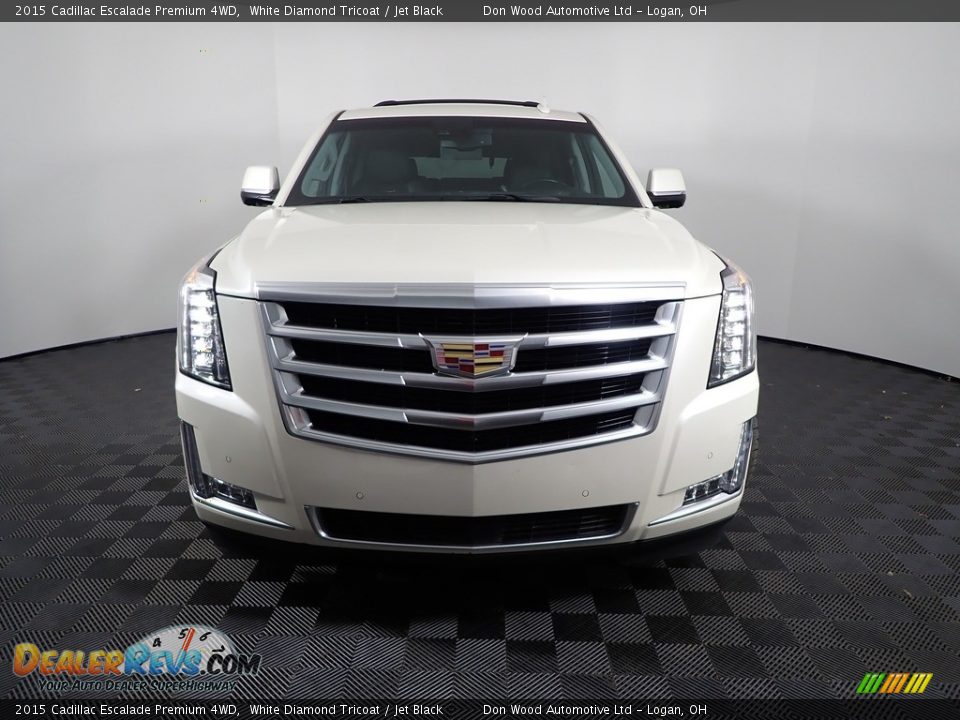 2015 Cadillac Escalade Premium 4WD White Diamond Tricoat / Jet Black Photo #8