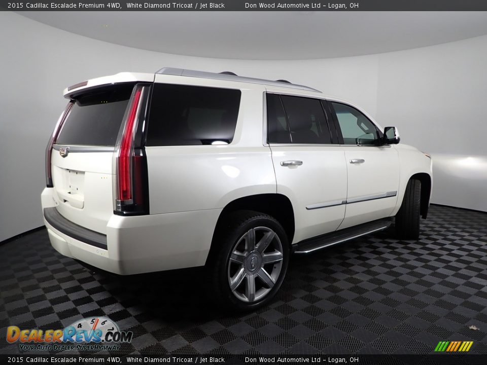 2015 Cadillac Escalade Premium 4WD White Diamond Tricoat / Jet Black Photo #14