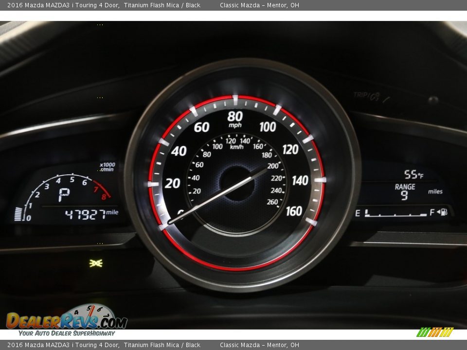 2016 Mazda MAZDA3 i Touring 4 Door Gauges Photo #8