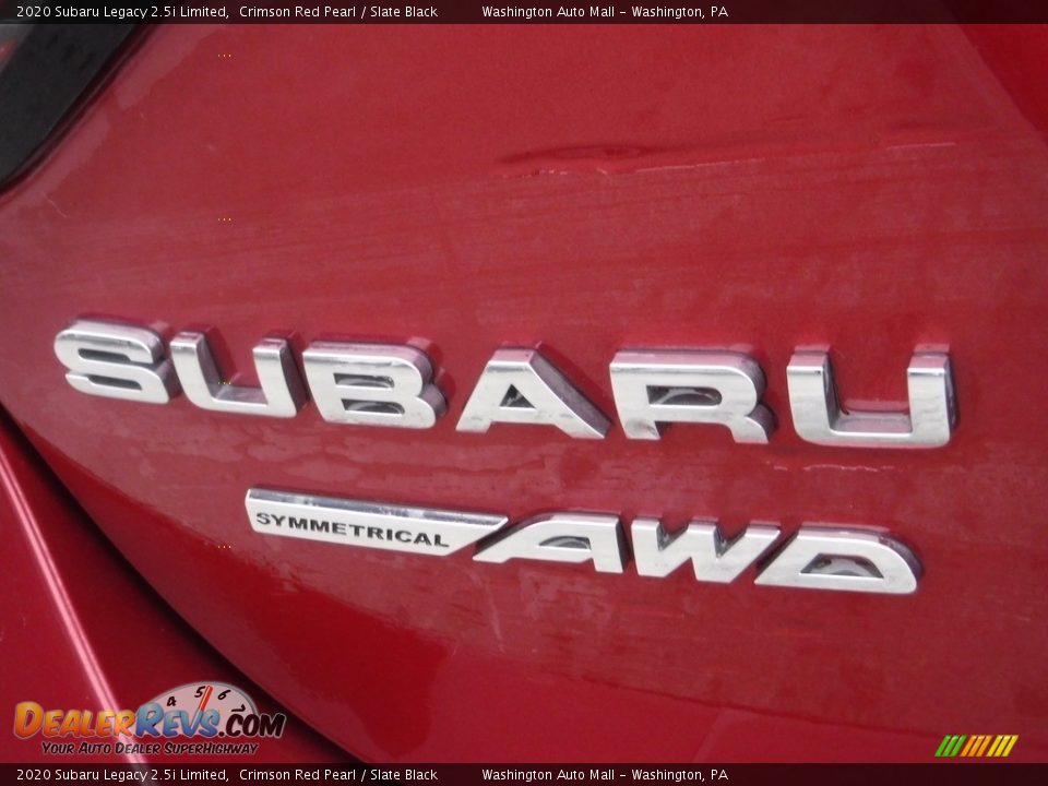 2020 Subaru Legacy 2.5i Limited Crimson Red Pearl / Slate Black Photo #10