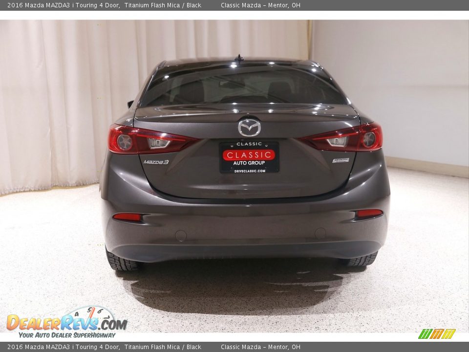 2016 Mazda MAZDA3 i Touring 4 Door Titanium Flash Mica / Black Photo #18