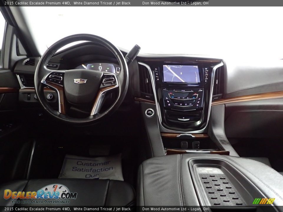 2015 Cadillac Escalade Premium 4WD White Diamond Tricoat / Jet Black Photo #30