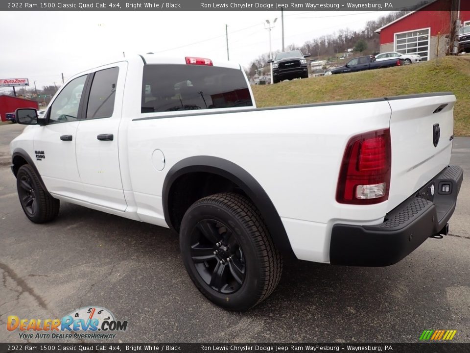 2022 Ram 1500 Classic Quad Cab 4x4 Bright White / Black Photo #3